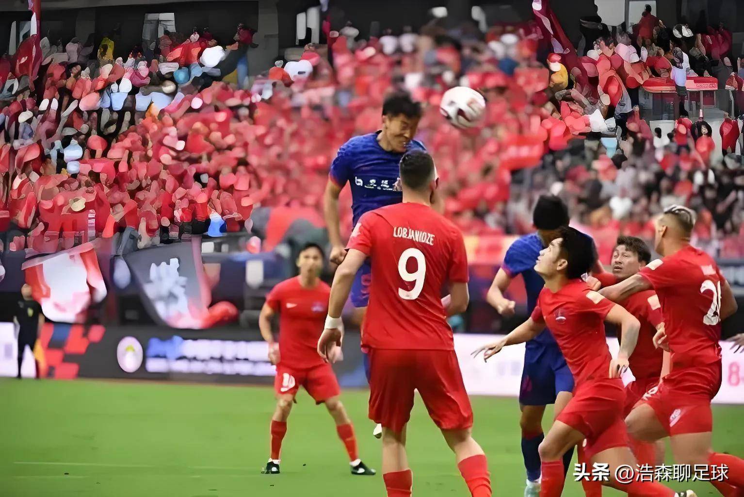 上海绿地申花客场大胜广州富力，士气高涨